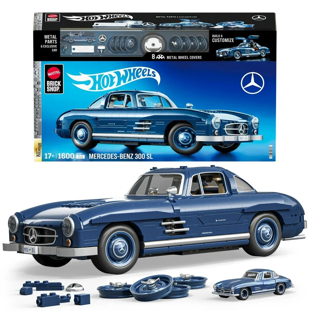 HOT WHEELS/MATTEL BRICK SHOP/MERCEDES BENZ 300 SL/HW25-99/NEW-SEALED/MSHWM070226